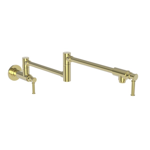Newport Brass Pot Filler, Wall Mount in Polished Brass Uncoated (Living) 2940-5503-03N - main